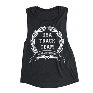 🆕 Sarah Marie Designs USA Track Team Muscle Tank